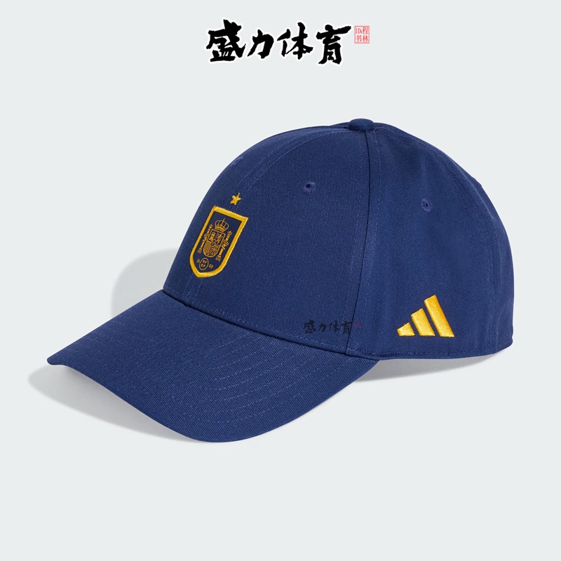 Adidas Spain Team Football Fan Hat Men's and Women's Baseball Cap Casual Sun Hat Kd3198