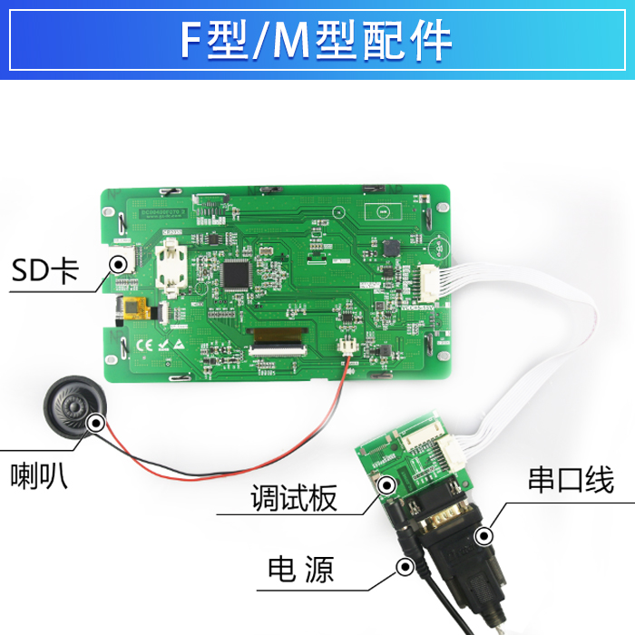 F M series serial screen one-stop accessories