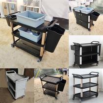 South GNF Three floors Mobile Dining Car Cart Cart Hotel Pushcart Restaurant restaurant Chuaner Vegetable Working Car Silent Wheel