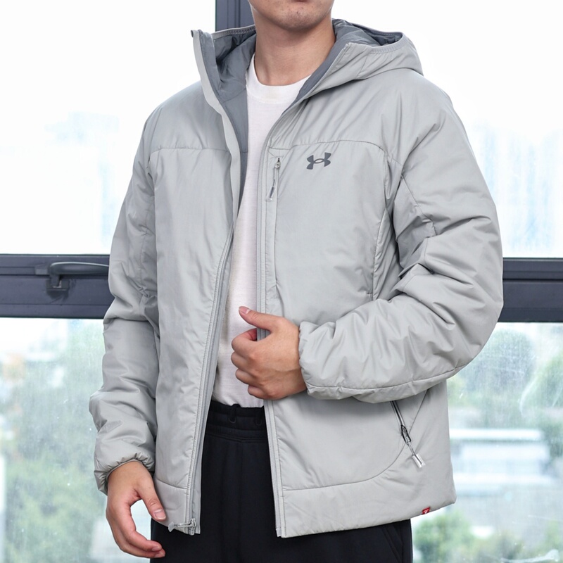 Ua under Armor Cotton Jacket Men's 26 Autumn and Winter New Soft Shell Comfortable and Warm Sports Casual Jacket 6011360 Ua under Armor Cotton Jacket Men's 26 Autumn and Winter New Soft Shell Comfortable and Warm Sports Casual Jacket 6011360
