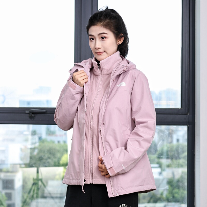 26 New Autumn and Winter Models Thenorthface North Face Women's Outdoor Waterproof Fleece Three-In-One Jacket 8Ck3 26 New Autumn and Winter Models Thenorthface North Face Women's Outdoor Waterproof Fleece Three-In-One Jacket 8Ck3