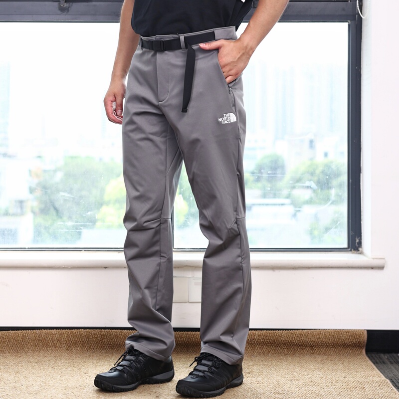 26 Autumn and Winter New Products Thenorthface North Face Soft Shell Pants Men's Outdoor Windproof and Waterproof Hiking Pants 8Dmg