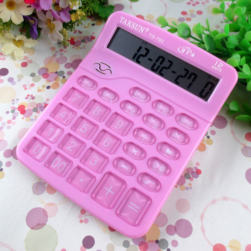 Voice computer Small Office for Business Type Students Mini carry-on crystal button girl