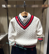 Yilian childrens clothing counter domestic 22 spring new boy fake two sweaters KAC1102A