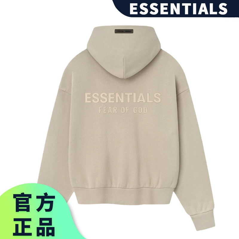 Новый фирменный ESSENTIALS зиппер кардиган худи с капюшоном, мужской и женский пальто SF25, многорядный свободный стиль, трендовый бренд