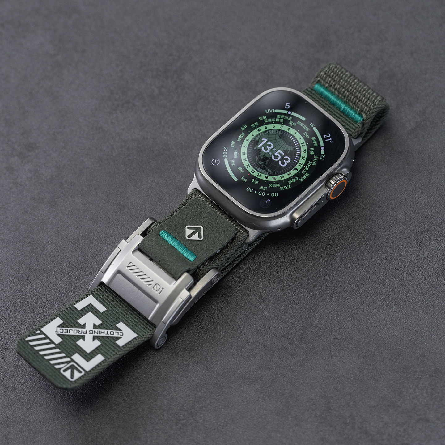 Apple Watch nylon strap with magnetic buckle