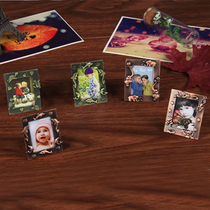 Craft photo frame big head photo frame metal photo frame animal series Mini photo frame bronze one inch