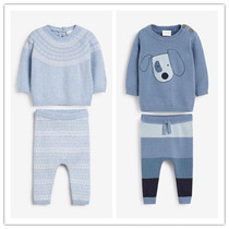 Spot next childrens clothing boys 21 new soldiers bear cotton knitted sweater pants set