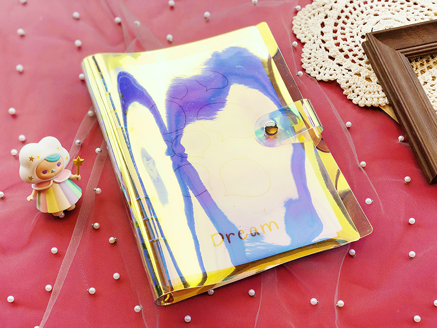 Flowers and wind New products Laser Loose-leaf Notebook A5 A6 Notebook Handbooks This notebook