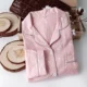 Bộ đồ ngủ gạc cotton mùa xuân và mùa thu đôi dài tay đôi cotton sợi mỏng phần bông phục vụ nhà phù hợp với nam giới kích thước lớn đồ bộ thể thao nam