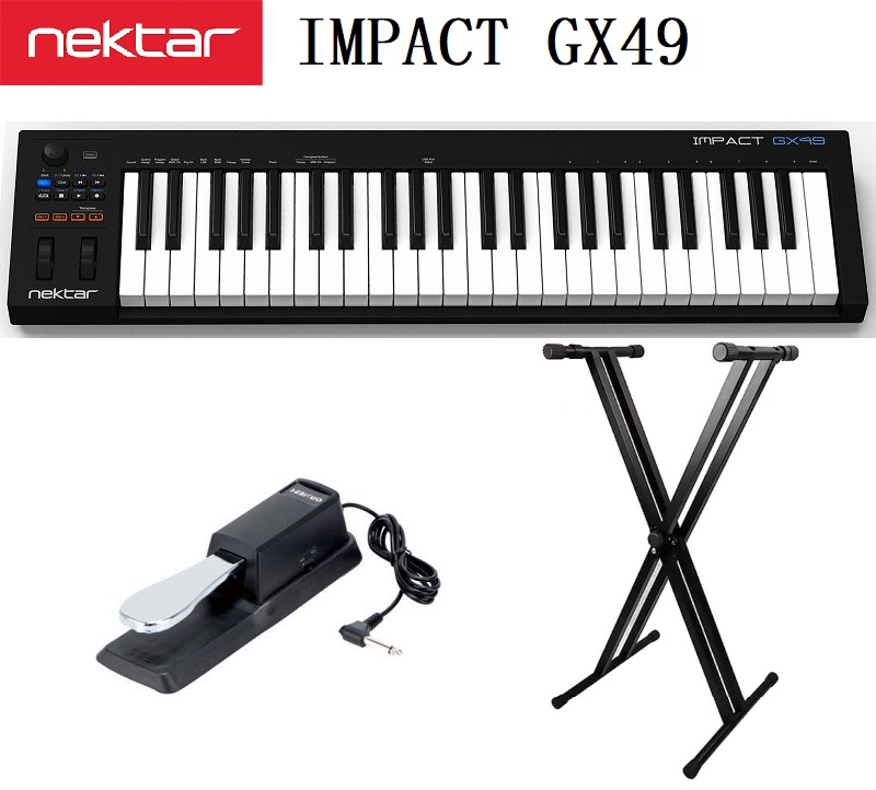 Music Making MIDI Making Nektar Impact GX49 GX61 MIDI Keyboard Walking with Control