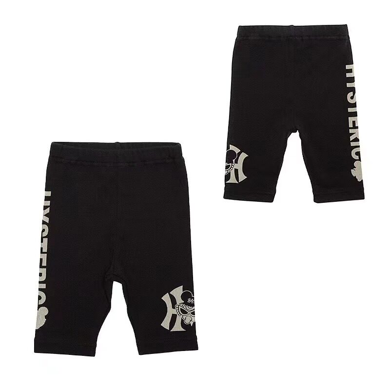 High-end Customised Black Ultra Pacifier 21 Mickey Yankees Cooperative Inner Lap Pants Day Edition of the Tide Cards Men and women Children's Pants Pants