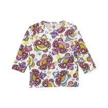 Custom black Super pacifier new color point Teddy Cotton long sleeve T-shirt Japanese Tide brand childrens coat