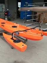 Canoe kayak pontoon modification accessories plastic hard boat plastic boat motor sail