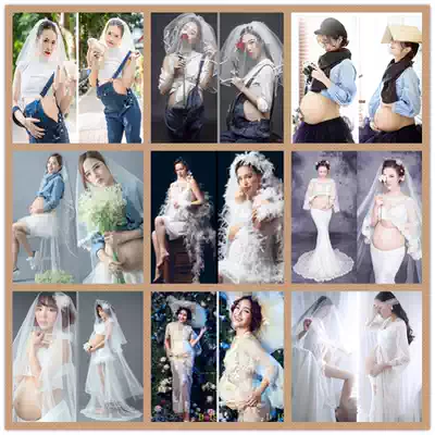 2019 new photo studio pregnant women theme photo clothing personality beautiful pregnant women take pictures mommy photography clothes Korean version
