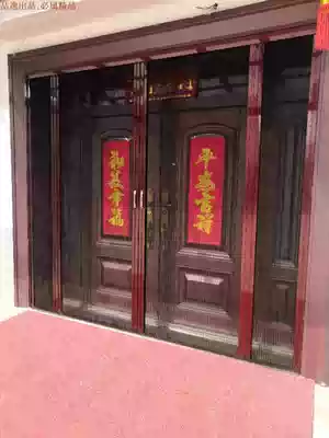 Custom aluminum alloy push-pull invisible folding anti-mosquito screen window door organ type trackless screen door garage free punching