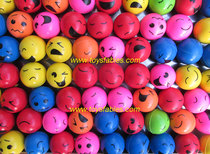 Smiley face bouncing ball jumping ball bouncing ball one yuan toy machine bouncing ball