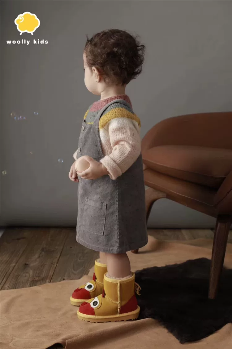 [Спеццена Австралия Woolly Kids детские ватные сапоги для хлопчика/дівчинка утепленные натуральная шерсть]
