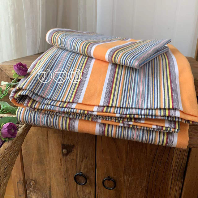 Flash kill pure cotton old coarse cloth comfortable and breathable bed sheet