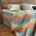 [Nhà của Liu Dajie] nhóm giải phóng mặt bằng đặc biệt gồm bốn bộ vải cotton thô cũ - Bộ đồ giường bốn mảnh bộ chăn ga gối đẹp Bộ đồ giường bốn mảnh