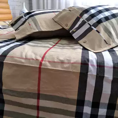 (Sister Liu's house)Canadian Yu simple cotton rough cloth three-piece four-piece set