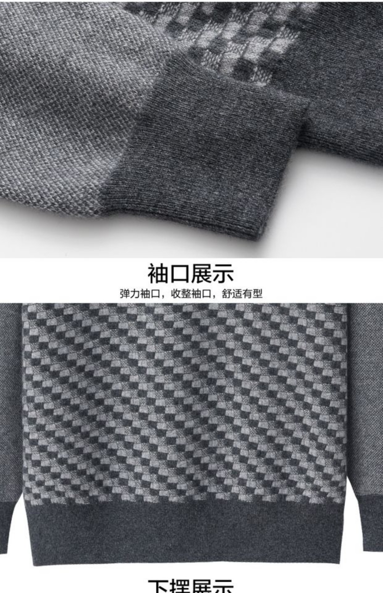 Mùa thu và mùa đông nam mới giản dị ấm áp áo len cashmere dệt kim trang trí đầu dày áo len cổ chữ V trung niên - Kéo qua đồ nam đẹp