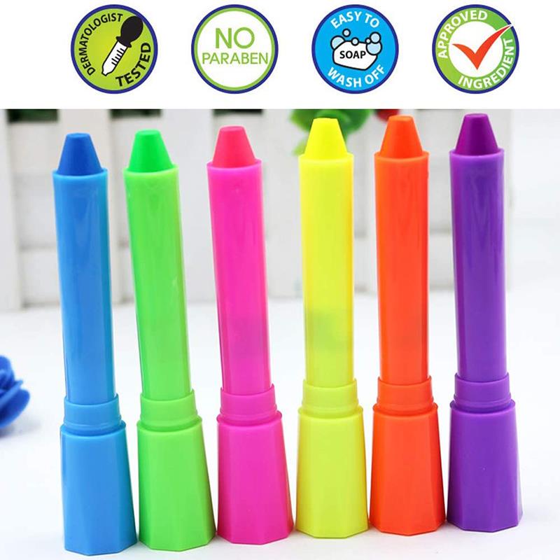 Карандаши детские glow in the dark face paint halloween marker face body paint Карандаши детские glow in the dark face paint halloween marker face body paint