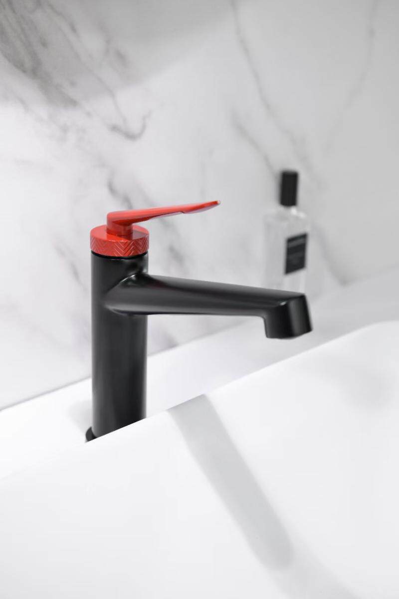 American-style under-counter basin ORB black bronze imitation brushed ancient faucet hot and cold basin basin faucet