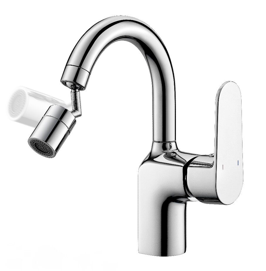 Single-hole single-handle all-copper lead-free washbasin under-counter basin basin pull-out faucet new