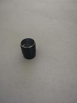 Aluminum alloy potentiometer knob volume spin cap black rotary cap plum blossom head potentiometer rotary screw cap