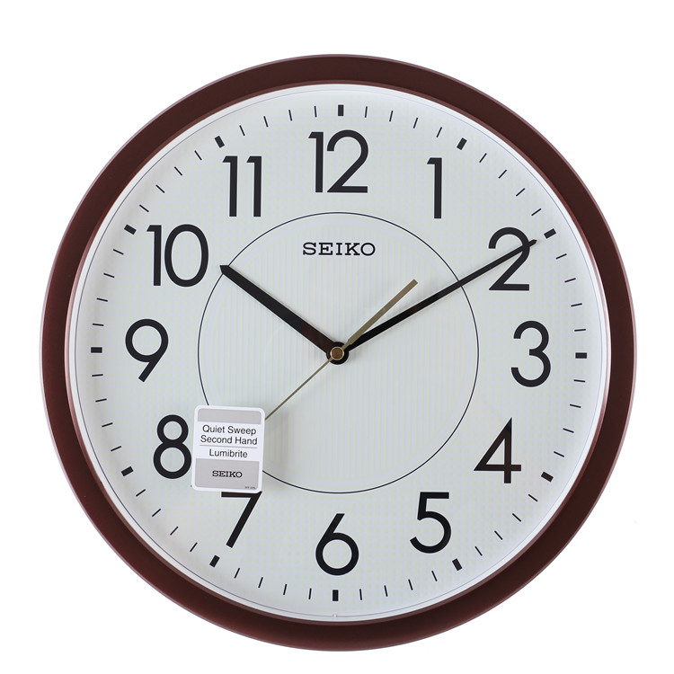 SEIKO Japan Seiko silent movement wall clock 14 inch living room
