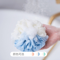 Japanese two-color bath ball Bath Bath flower large foam bath men and women couples clean back rubbing bath adult children