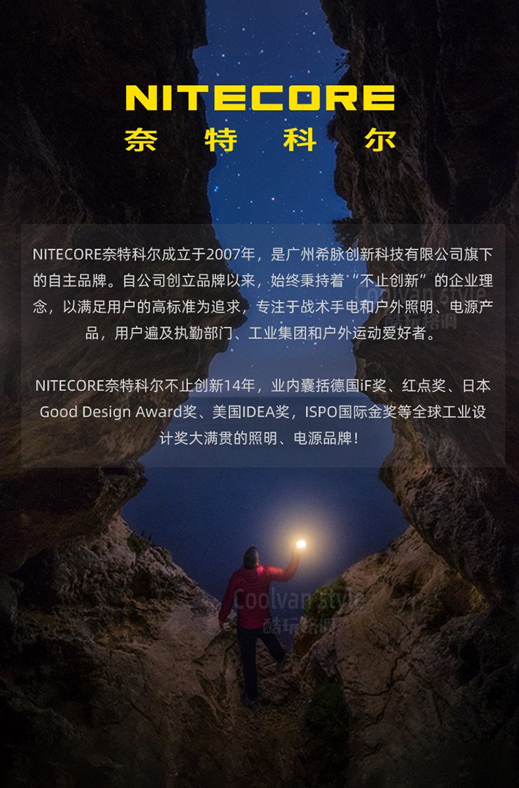 Дорожный умный портативный блок питания, 220v, высокая мощность nitecore/奈特科尔 