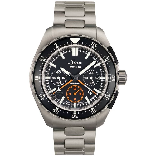 Немецкий Sinn Sinn Watch EZM10 testaf950.011 Пилот титановый сталь стальной ремень сапфировые часы для мужчин