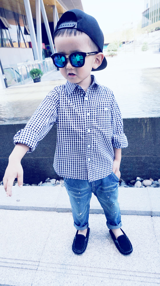 Chemise enfant à manche longue en coton - Ref 2083143 Image 20
