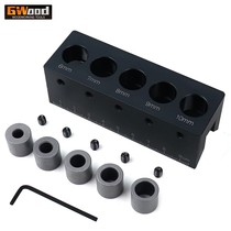 Round tube positioning hole puncher round wood stick perforated oblique hole