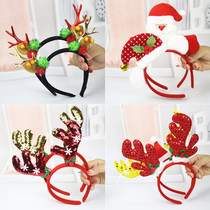Christmas decorations gifts small gifts Childrens Christmas hat headband adult hair accessories antler hair hoop Christmas headdress