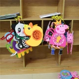 Портативный музыкальный мультяшный фонарь для детского сада, динозавр, «сделай сам», поделки ручной работы