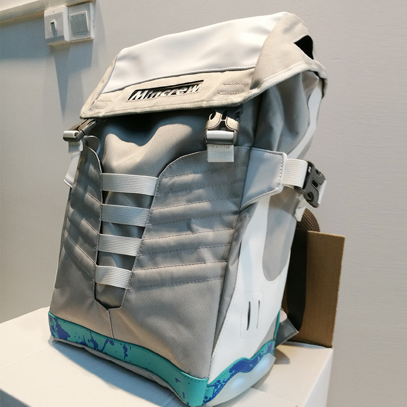 back myku backpack bag backpack back to the future luminous Joker travel student bag backpack shoulder enhanced version