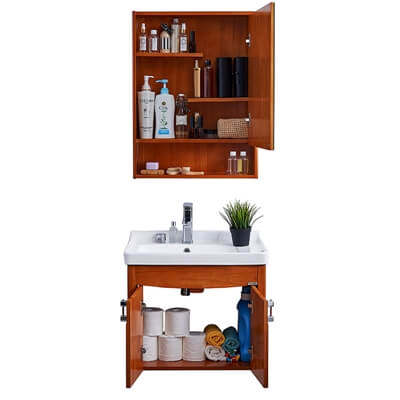 Wave Whale bath cabinet minimalist around modern BG0808