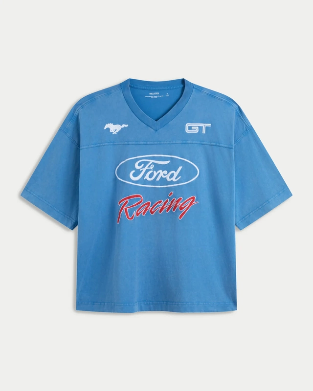 Authentic Guaranteed Af@Hollister Loose Short Version Breathable T-Shirt Authentic Guaranteed Af@Hollister Loose Short Version Breathable T-Shirt