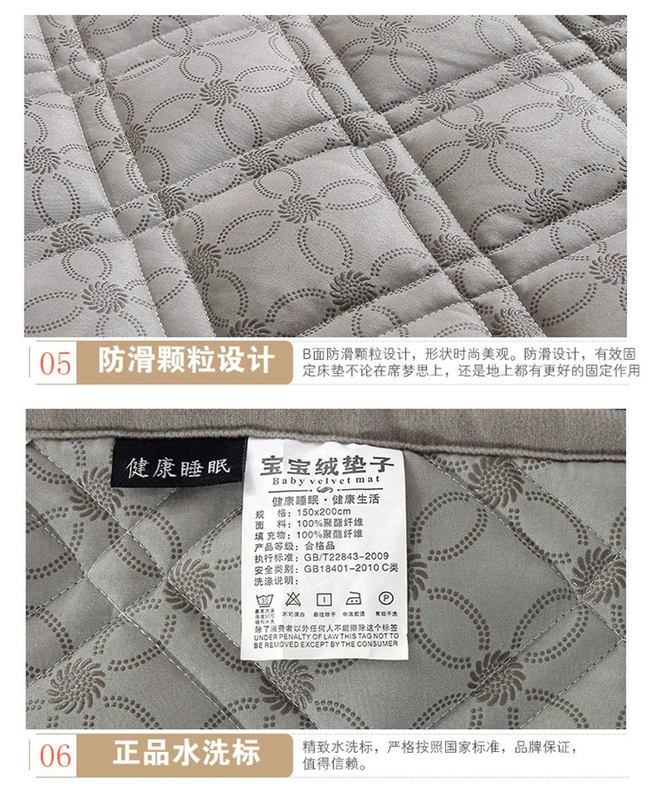 Nệm Tatami nhíp 1,8m giường gấp đôi gấp 1,5m giường 1,2 m nệm bởi học sinh độc thân