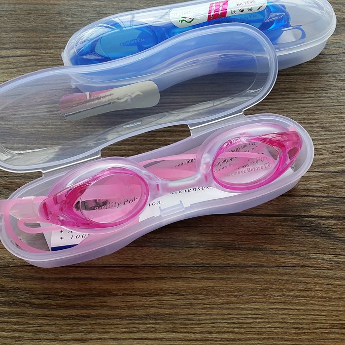 Nữ kho báu trẻ em phim hoạt hình Kính râm Minnie chống sương mù kính bơi bằng kính mềm kính bơi cận view