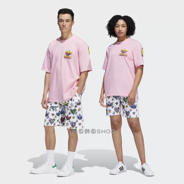 Кроссовые/спорт shorts бренда Adidas Clover Jeremy Scott совместные мужские и женские HL6473