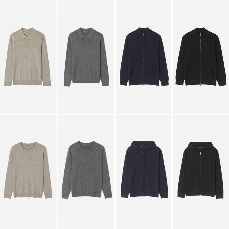 Mzk09013 Men's Machine Washable Wool Crew Neck/Polo Neck/Hooded/Turtleneck Knit Pullover/Cardigan Mzk09013 Men's Machine Washable Wool Crew Neck/Polo Neck/Hooded/Turtleneck Knit Pullover/Cardigan