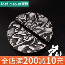 Solid decoration Home New Chinese handle modern drawers open small handle semi-circle solid thickened cupboard door handle