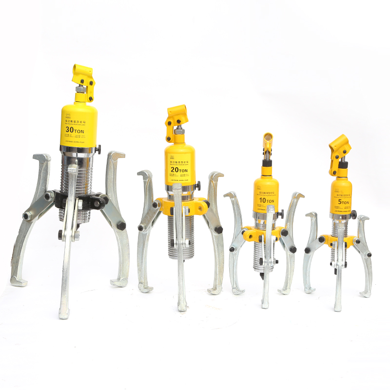 Hydraulic three-claw puller vertical oil pressure bearing puller pulley handle integrated puller top pulley three-claw