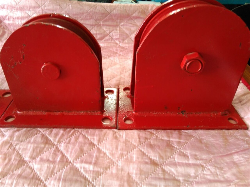 Lifting wheel fixed pulley lifting wheel steel plate thickened durable belt bearing wire rope pointing wheel 1 ton 2 ton ground wheel