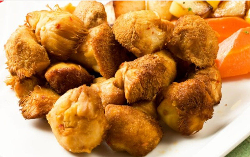 Hongchang food cattle grazing grass love vegetarian seasoning monkey mushroom 5 pounds of stir-fried vegetables wrapped in flour fried gollum meat pot soup