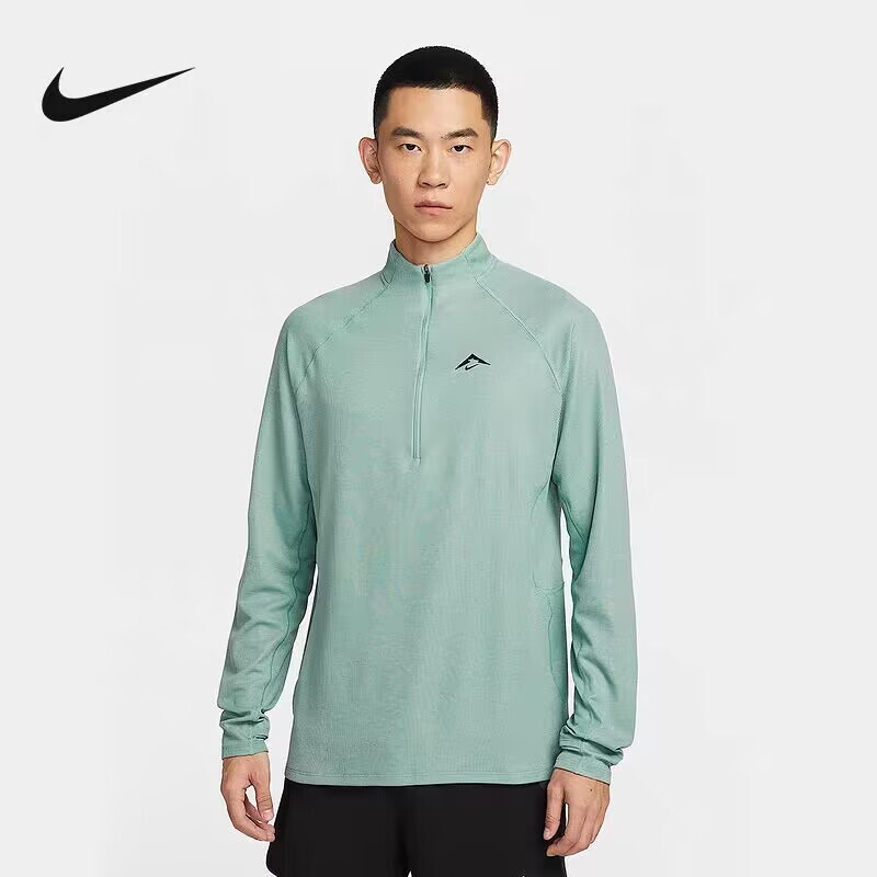 Nike Dri-Fit Trail Men's Outdoor Cross-Country Running Half-Zip Pullover Running Long Sleeve Fv9995-017 Nike Dri-Fit Trail Men's Outdoor Cross-Country Running Half-Zip Pullover Running Long Sleeve Fv9995-017